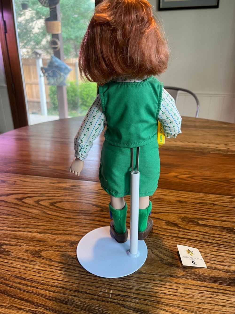 Vintage Girl Scout Doll with Membership Star ⭐️ - Picture 6 of 16